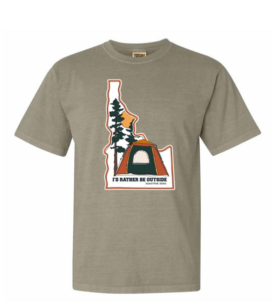 Idaho Camping Tshirt